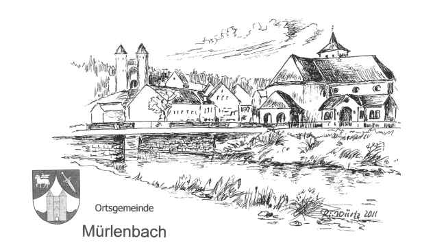 Karikatur der Ortsgemeinde Mürlenbach